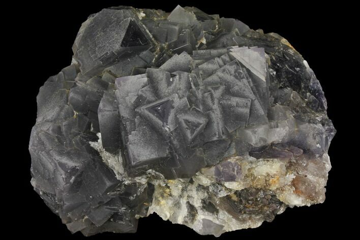 Blue, Cubic Fluorite Crystal Cluster - Pakistan #112098